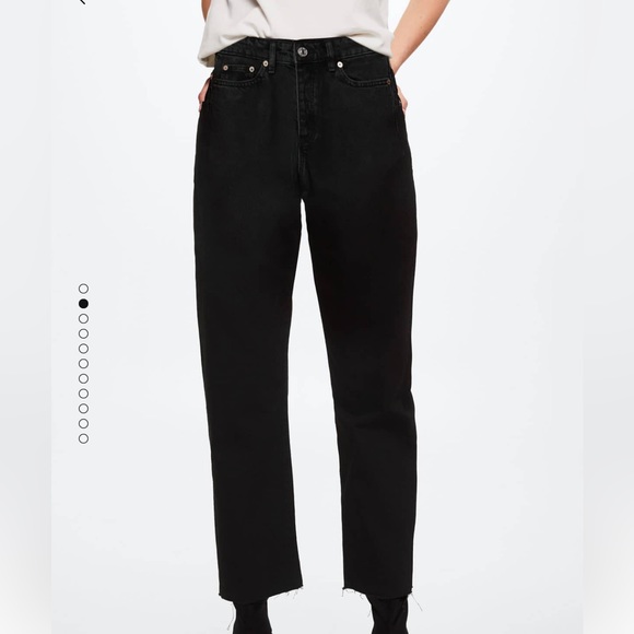 Mango high waist cropped straight jeans - Picture 8 of 8